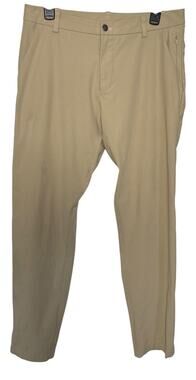 Lululemon Commission Pant Classic Warpstreme Size 32 Tan Performance Golf